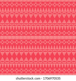 Design mit manueller Schraffur. Ethnische Boho-Ornament.Nahtloses Muster. Stammesmotiv. Vektorillustration-Illustration für Webdesign oder Print.