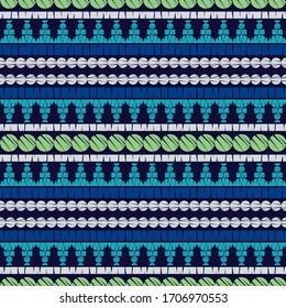 Design with manual hatching. Ethnic boho ornament. Seamless pattern. Tribal motif. Vector illustration for web design or print.