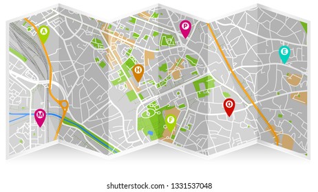 design map city gps 