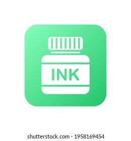 The design of the marker ink stationery gradient icon vector illustration, this vector is suitable for icons, logos, illustrations, stickers, books, covers, etc.