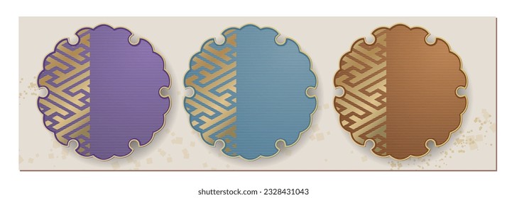 Design materials with Japanese patterns