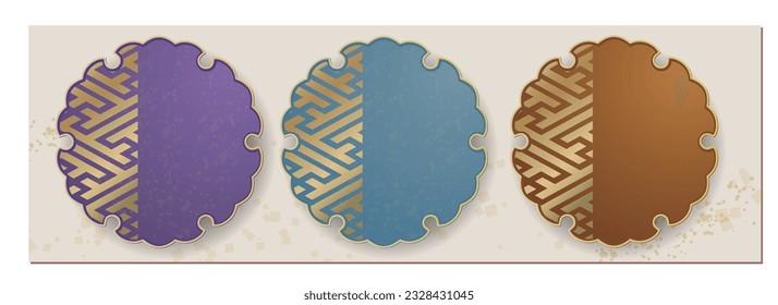 Design materials with Japanese patterns