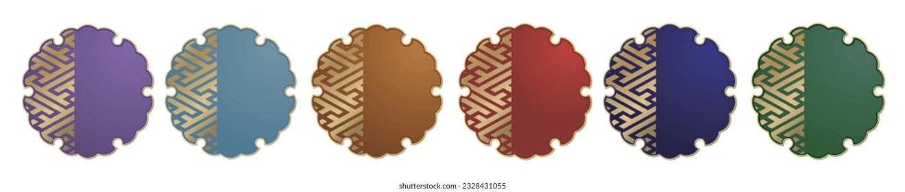 Design materials with Japanese patterns