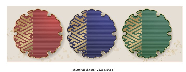 Design materials with Japanese patterns
