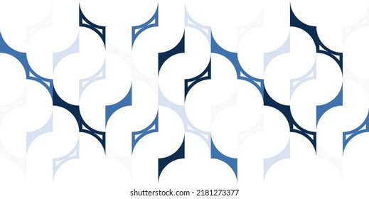 Design materials for a variety of surfaces, tiles, fabrics, walls and various purposes. Vector. Abstract. Illustration. A simple, colorful and distinctive design theme. Pattern. Geometric. Background.