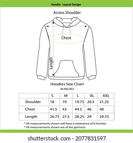 Design Measurement Chart Template Stock Vector (Royalty Free ...