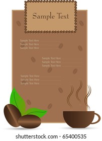 design of menu