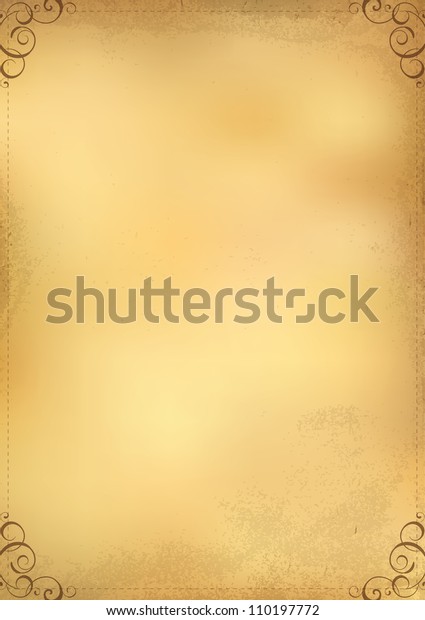 Design Menu Background Vintage Paper Stock Vector (Royalty Free ...