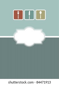 Diseño de una cubierta de menú