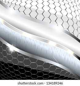 Design of metal lines background