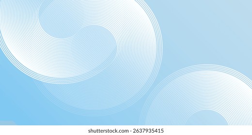 Design minimalist banner background, pastel colorful, blue and white gradations modern