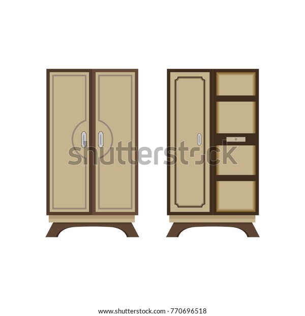 Design Minimalist Wardrobe Stock Vector Royalty Free 770696518