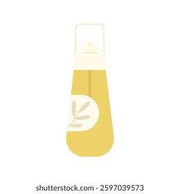 The design of a minimalistic natural oil bottle specifically made for skincare and various beauty applications