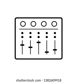 Design of mixing table icon