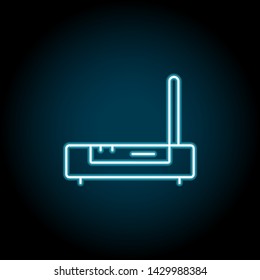 Design, modem neon icon. Simple thin line, outline vector of web design development icons for ui and ux, website or mobile application