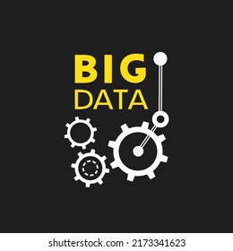 Design des modernen Big-Data-Symbols