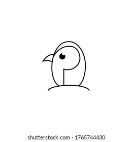 Design modern easy  to  embroider logo for Penguin