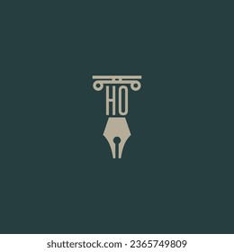 design modern legal attorney law firm lawyer advocate consultancy business logo vector