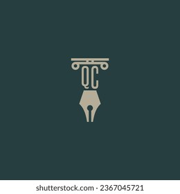 design modern legal attorney law firm lawyer advocate consultancy business logo vector