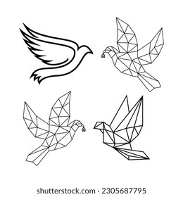 diseñar un origami vectorial moderno y minimalista sobre fondo blanco, ilustración vectorial