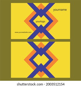 Design modern mit nettem Konzept - Vorlage mit modernem Stil - Vektorgrafik für kreativ - gute Karte mit schönem Hintergrund für Mode-Namenskarte für guten Stil und Farbe