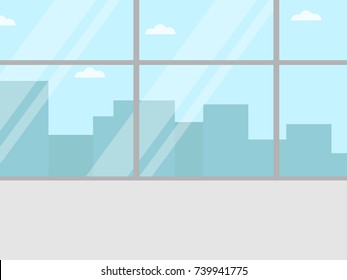 design of modern office interior. workplace concept. empty office. background design