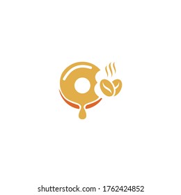 Design a modern, simple logo for a donut shop 
