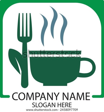 The design is modern yet timeless, with vibrant colors that evoke freshness and flavor, making it instantly recognizable and enticing to food enthusiasts.