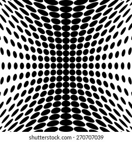 Design monochrome dots background. Abstract backdrop. Vector-art illustration. No gradient