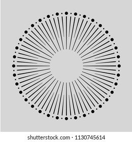 Design monochrome geometric pattern 