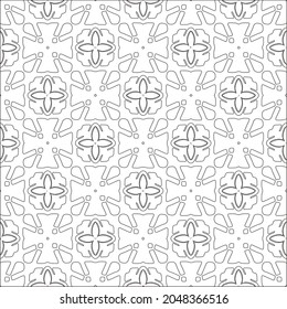 Design monochrome grating pattern,black and white patterns.Repeating geometric tiles from striped elements. black otnament.