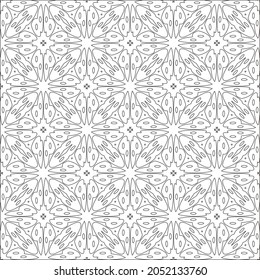 Einfarbiges Reifmuster, schwarz-weiße Muster entwerfen.Wiederholen Sie geometrische Fliesen aus Streifen-Elementen. schwarze Ornamente.