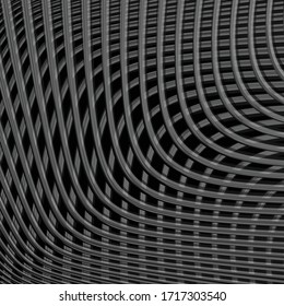 Design monochrome illusion background. Abstract grid textured backdrop. Vector-art illustration. EPS10