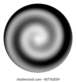 Design monochrome illusion background. Abstract stripe torsion backdrop. Vector-art illustration. No gradient