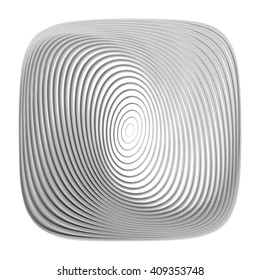 Design monochrome illusion background. Abstract torsion backdrop. Vector-art illustration. EPS10