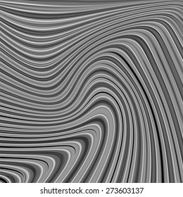 Design monochrome movement illusion background. Abstract striped lines distortion backdrop. Vector-art illustration. EPS10