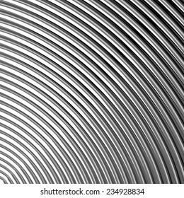 Design monochrome parallel waving lines background. Abstract textured twisted backdrop. Vector-art illustration. EPS10