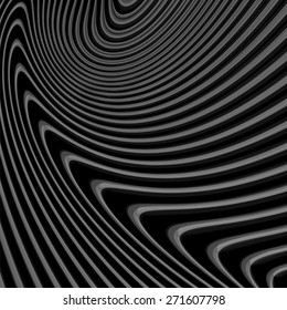 Design monochrome parallel waving lines background. Abstract textured backdrop. Vector-art illustration. EPS10