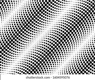  Design monochrome vortex circular movement illusion background. Abstract striped distortion backdrop. Vector-art illustration