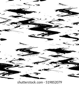 Design monochrome vortex movement vector illusion background. Abstract strip lines wave warped twisted backdrop. Art wood illustration. No gradient