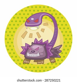 design monster lamp style theme elements vector,eps