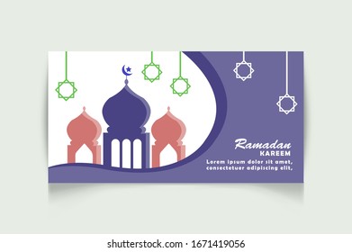 the design for the month of Ramadan is in the form of a blue mosque