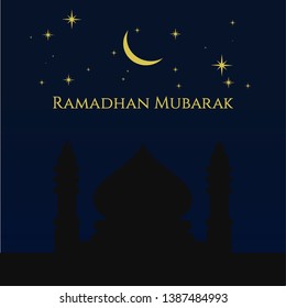 design mosque islamic ramadhan mubarak