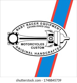 design for motorcycle rider merch