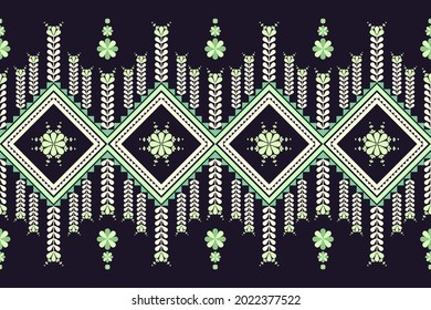 Patrón étnico floral, alfombra métrica folclórica, tejido de nación tribal para tela en blanco, batik, fondo, tela, ropa, alfombra, decoración, papel tapiz, vector, ilustración, lienzo, bordado.