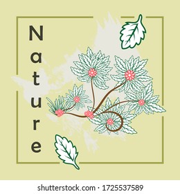 Design Nature of Flower Logo Vector