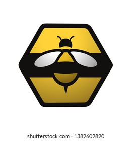 Design of nature honey symbol