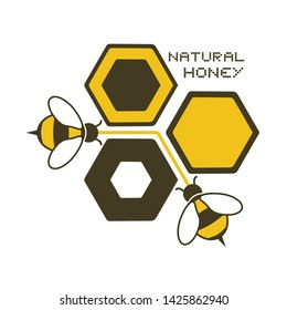 design of nature honey symbol
