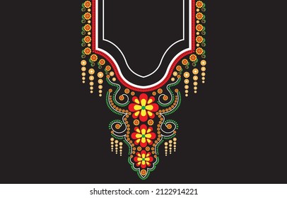 el diseño del escote y de la huella frontal de la camisa geométrica combina la cultura tradicional y detalles de la disposición de hermosas rayas y flores.
