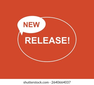 design new release red background